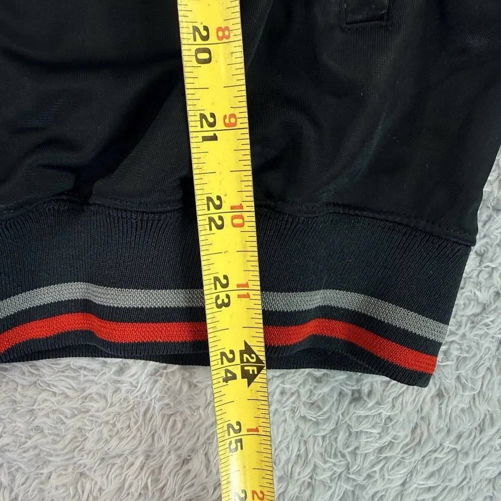 Vintage Y2K Boys Money Graphic Track Jacket M 10–12 Black Zip Streetwear Request - Picture 9 of 11